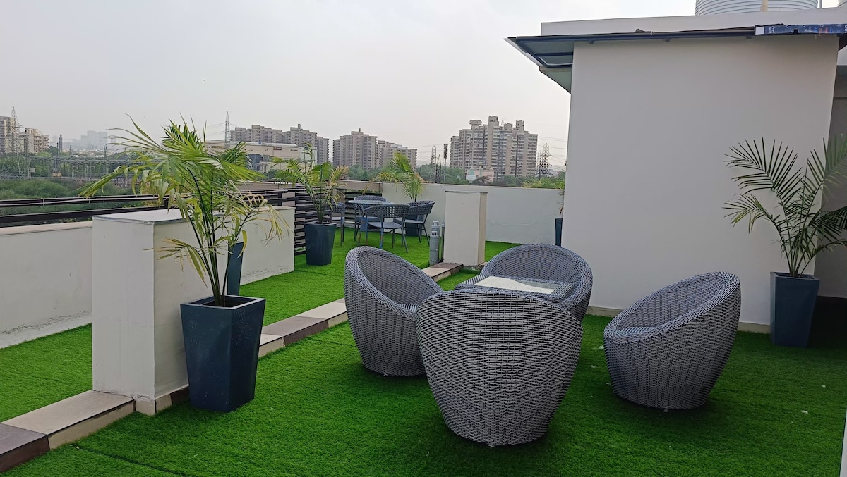 2 One BHK apartments -Rooftop Terrace/Kitchen
