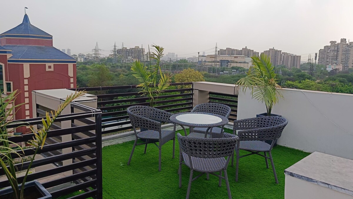 2 One BHK apartments -Rooftop Terrace/Kitchen