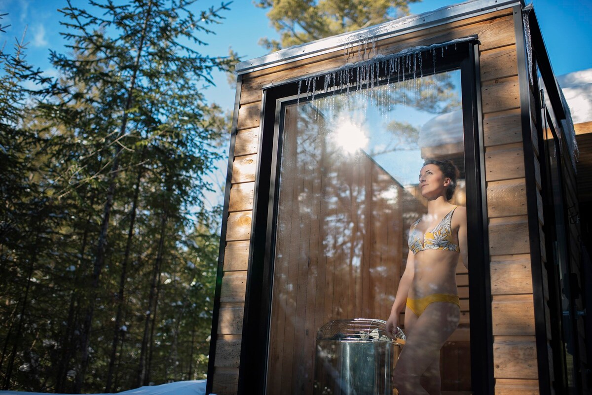 Private thermal chalet — hammam, sauna, spa, etc.