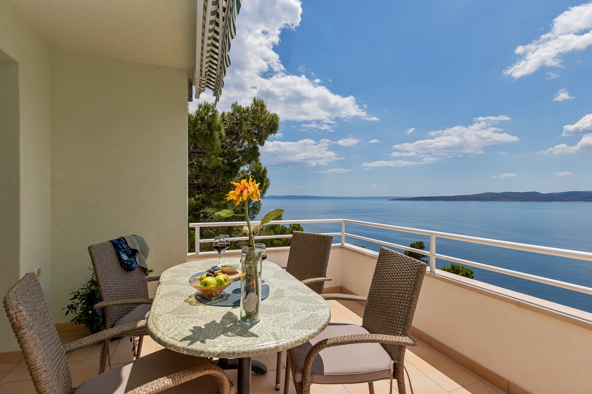 Superb Seaview Apartment in beautiful Brela!!