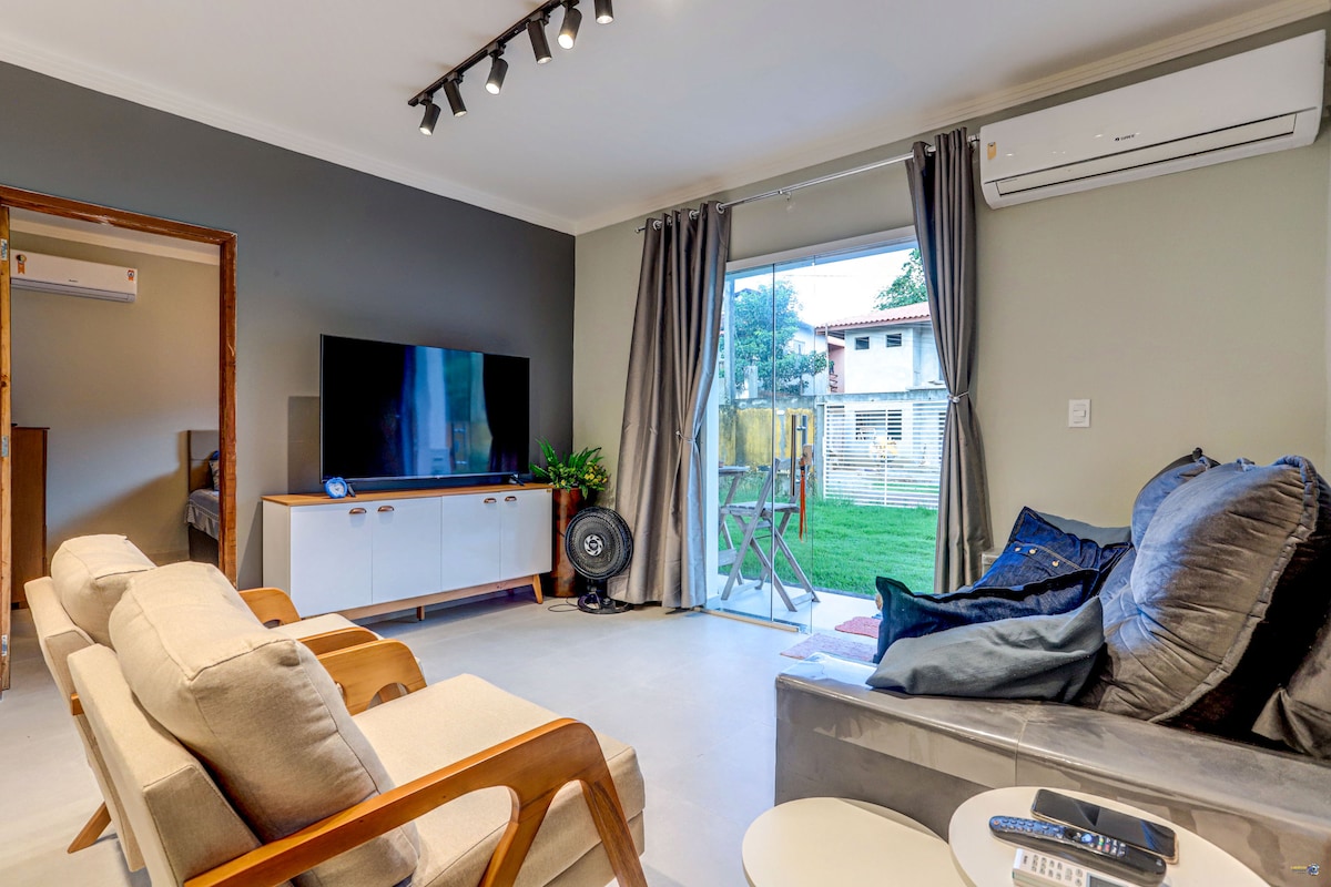 Apartamento Novo com Jardim