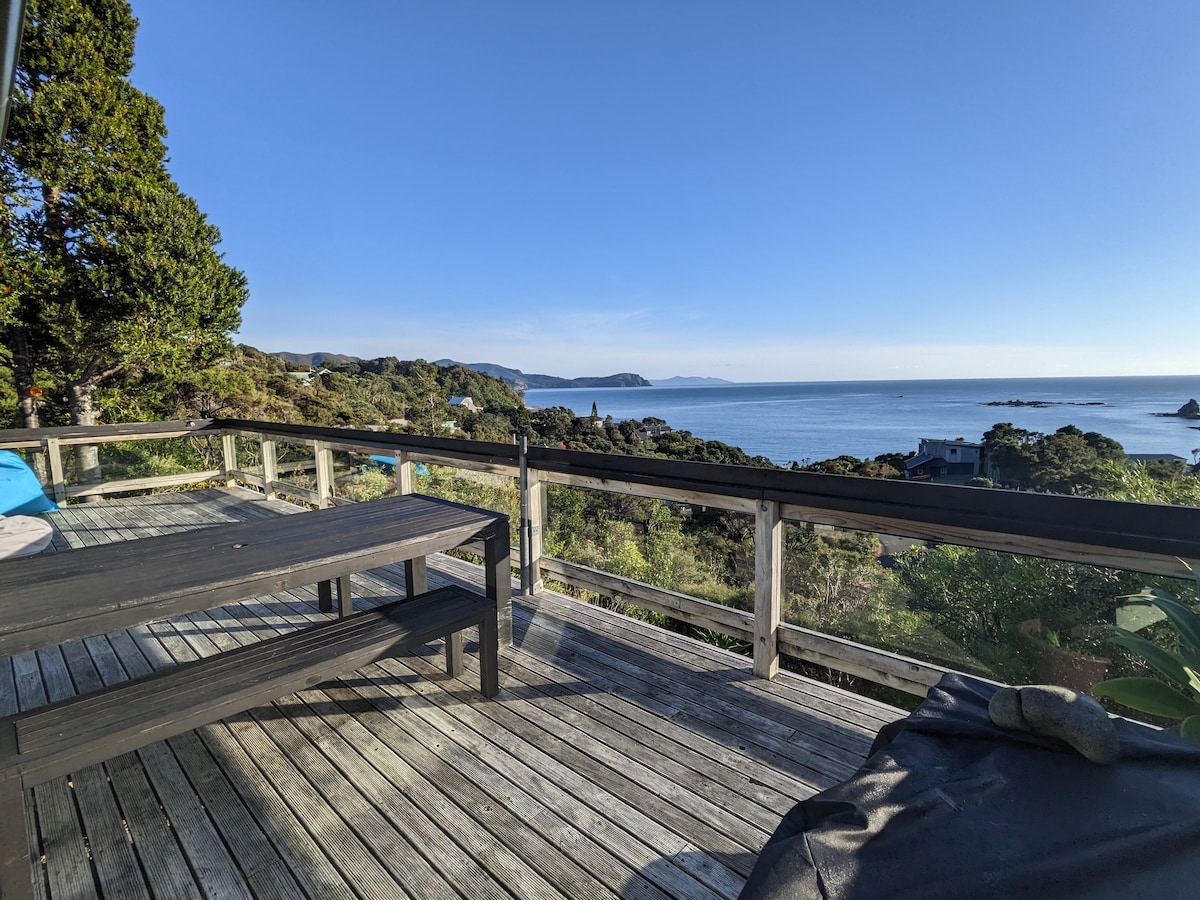 海滨别墅Little Bay Up High Northern Coromandel