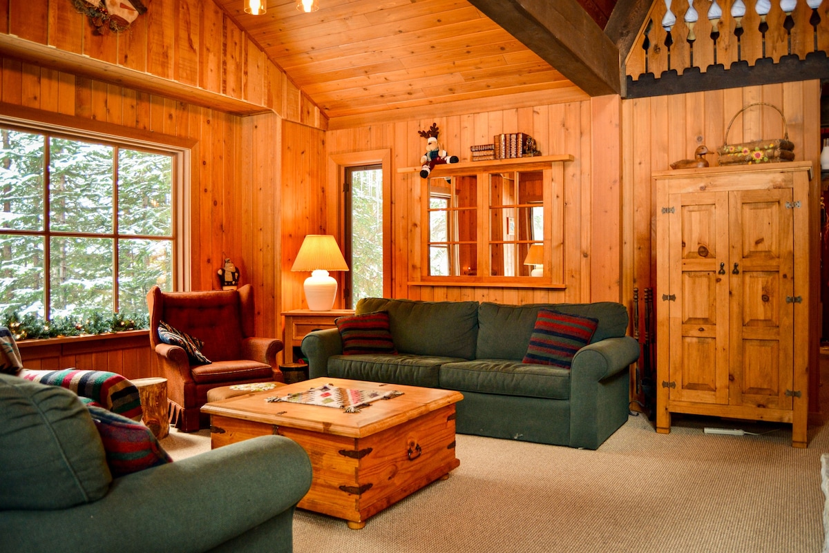 “Apex Hilten” cozy A-frame cabin