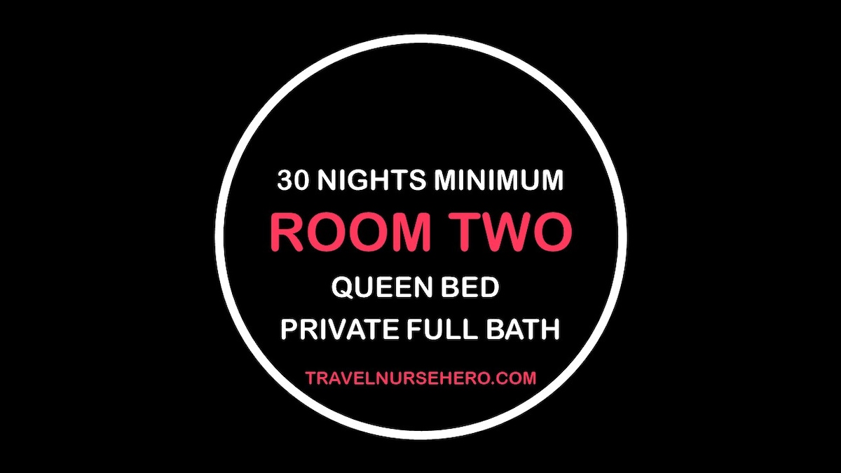 2号房，非常适合两位旅行护士或专业人士入住