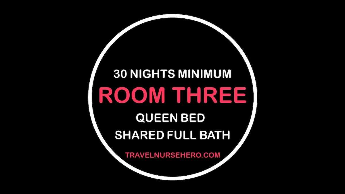 三号房，非常适合两位旅行护士或专业人士