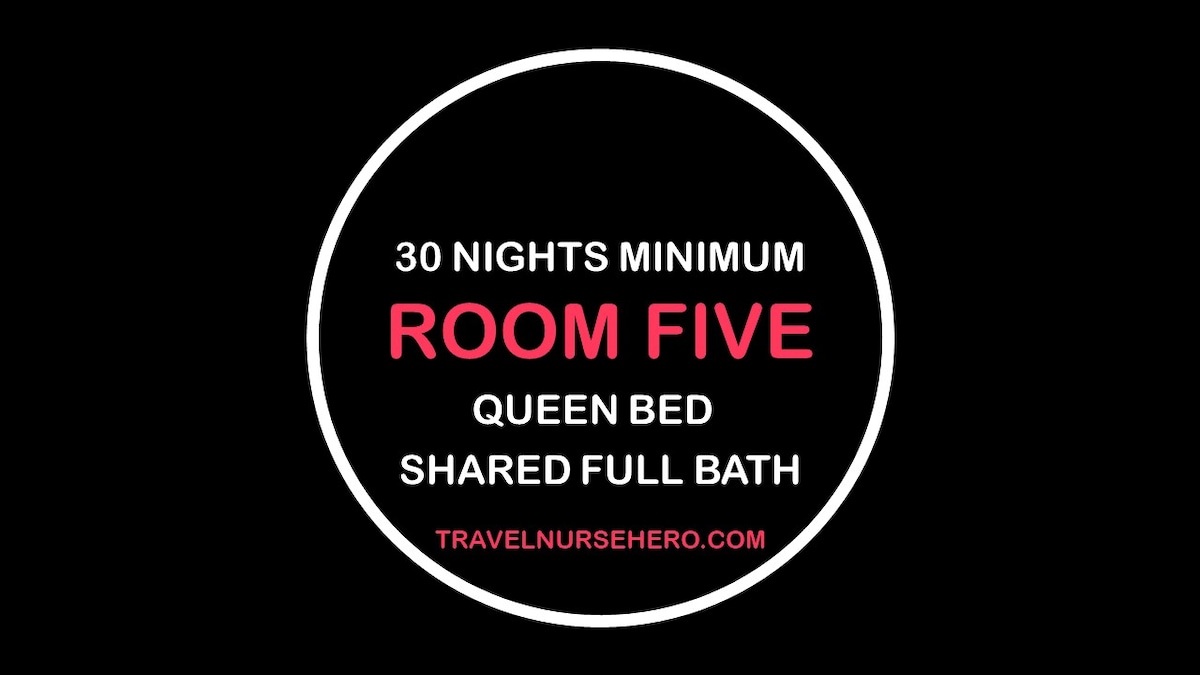 5号房，非常适合两位旅行护士或专业人士