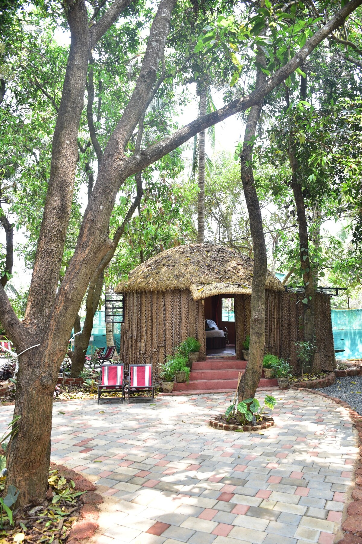 Eco friendly Round hut Farm stay.
