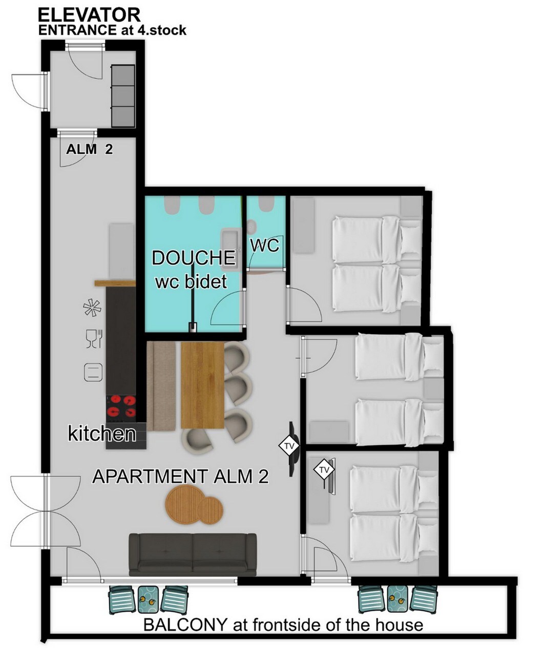 ALM Appartements Zellamsee ALM2