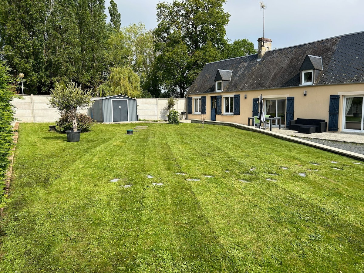 Maison jardin proximité Bayeux