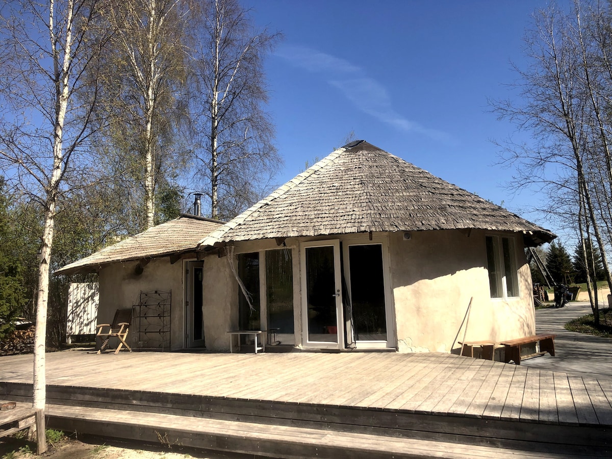 Unique Sauna House with Lake