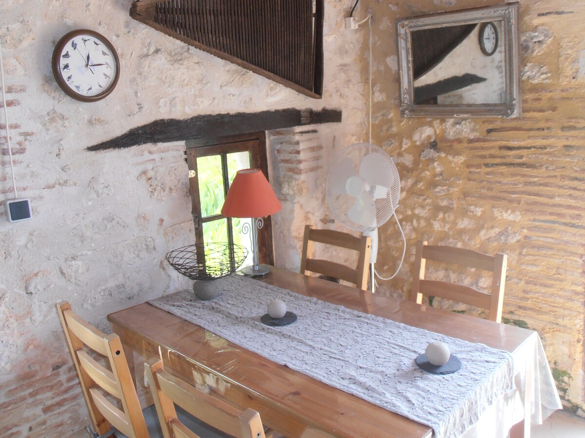 stone cabin in a vineyard