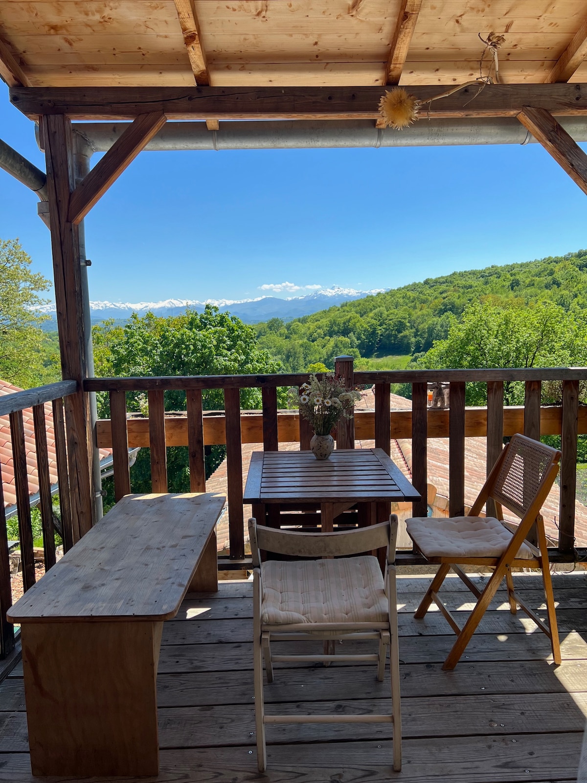 Maison avec vue sur les Pyrénées