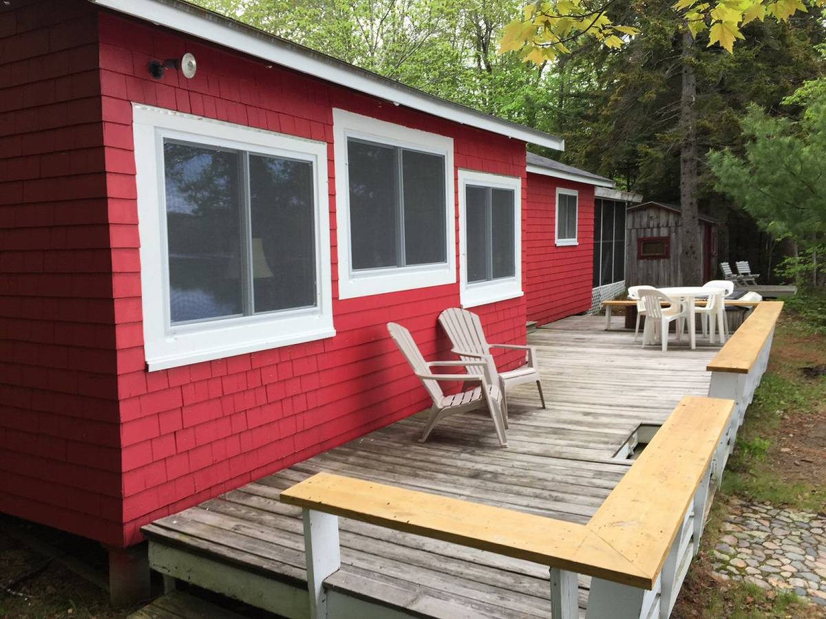 Maine Lake House on the water!