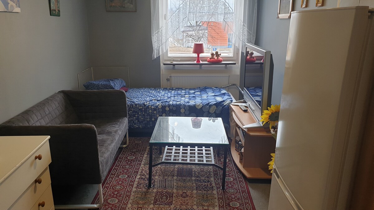 Ett rum i lägenhet med möbler
