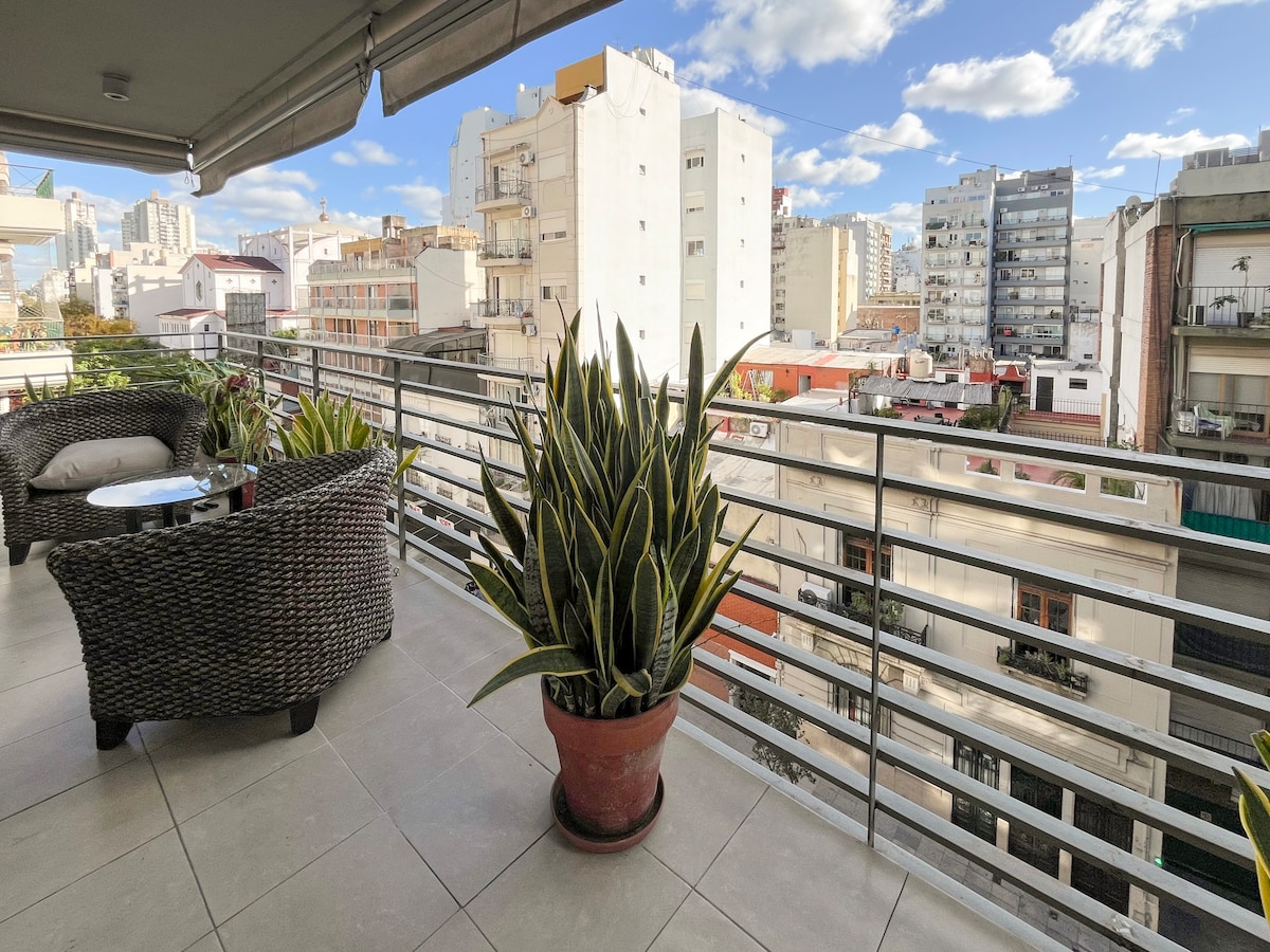Elegante espacioso piso  with amenities - Palermo