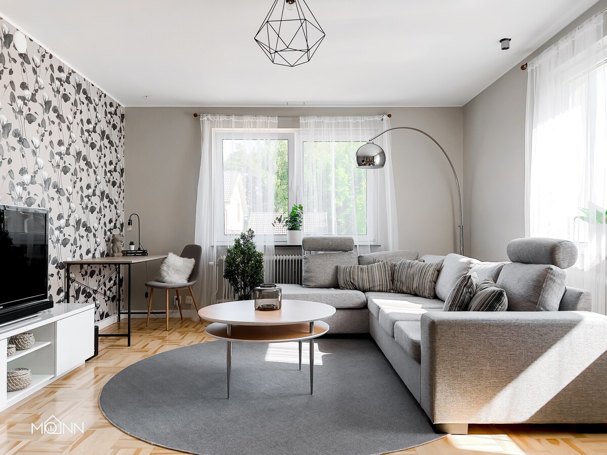 Cosy 3-bedroom Apartment- Piteå