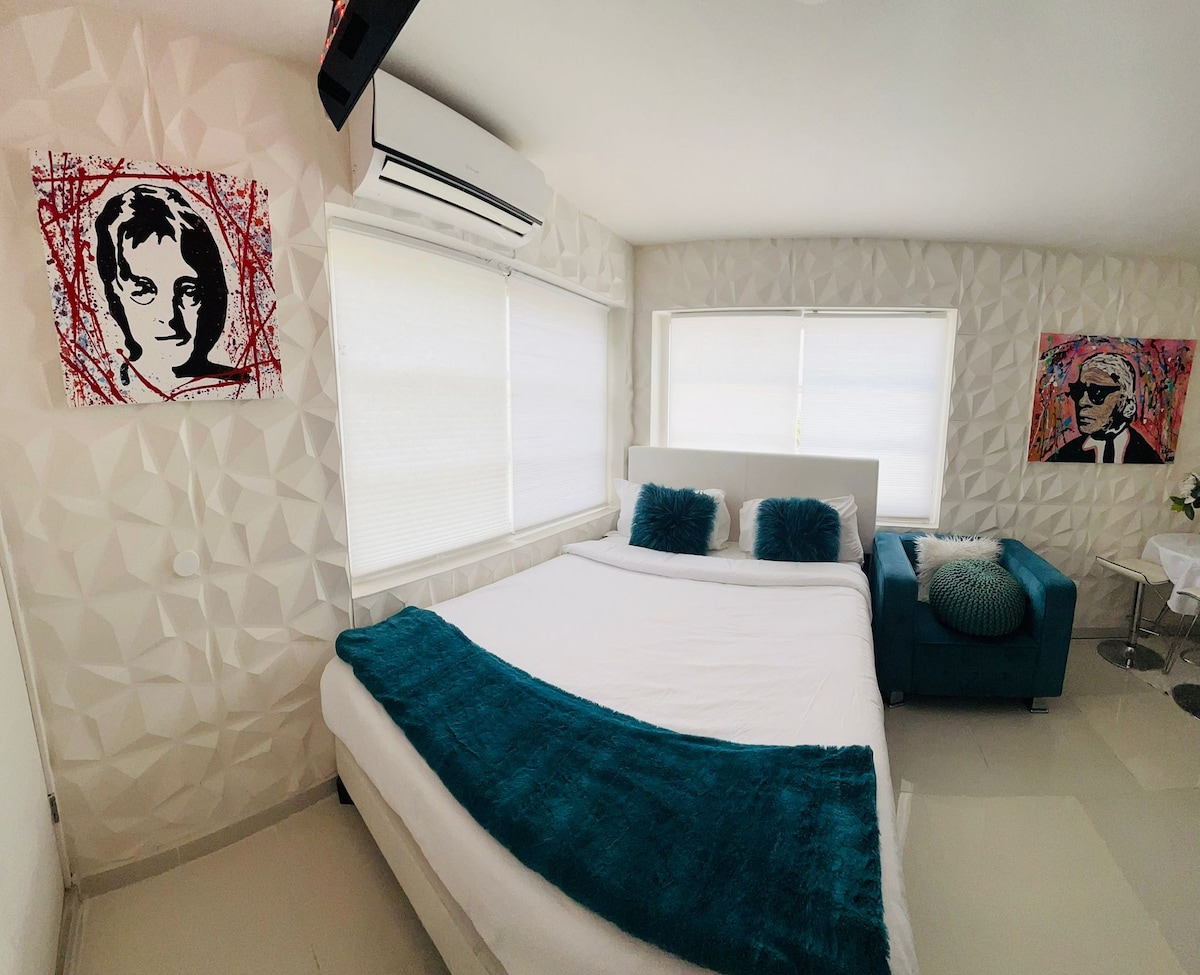 Private Small Studio In Downtown Queen Bed 26