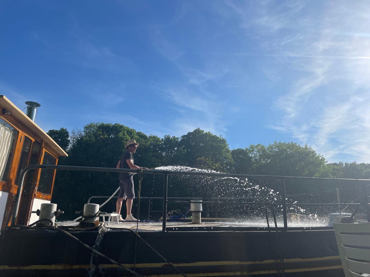 Péniche spacieuse en Champagne