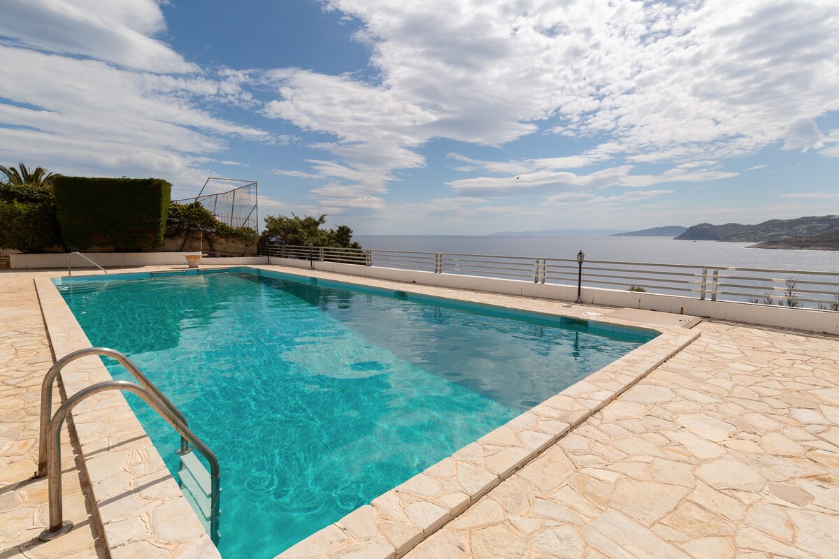 Villa Asossa with Private pool & Sea view