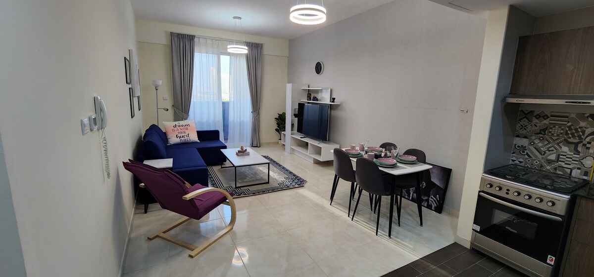 Stunning deluxe 1 BHK apartment in JVT | Dubai