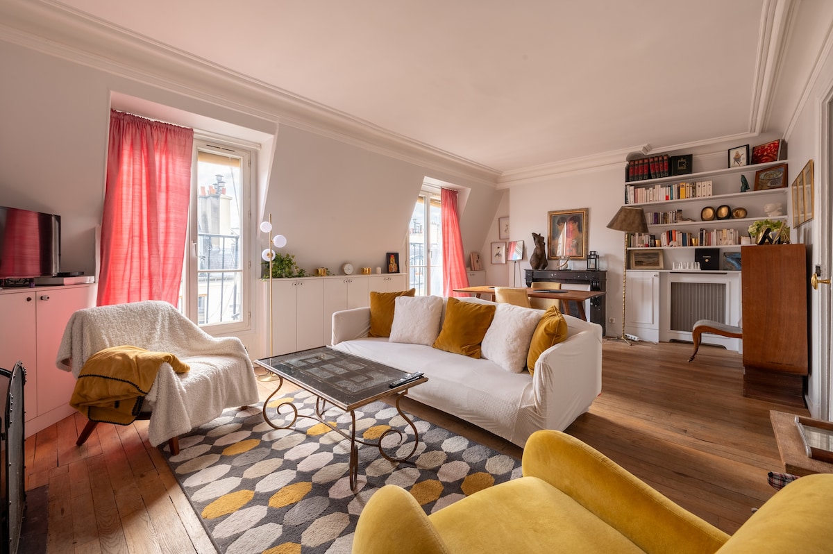 舒适的一居室一居室公寓-巴蒂诺尔（-Batignolles