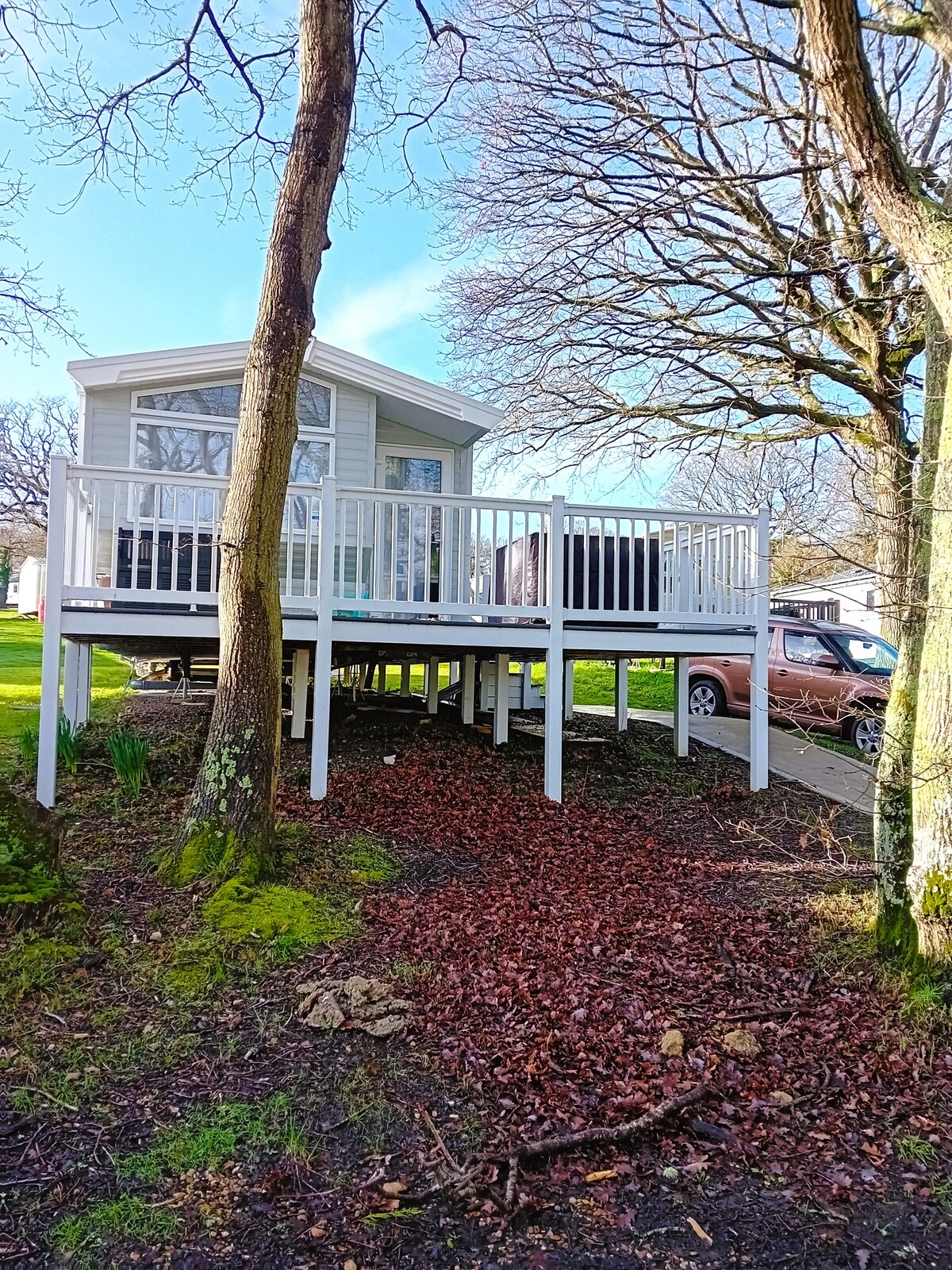 Peaceful, Bay View, static caravan. Pet Friendly