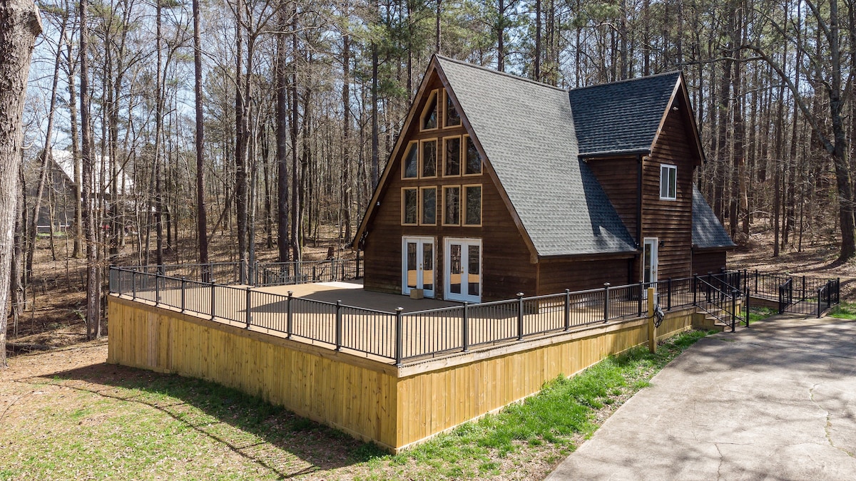 Secluded Modern A-Frame House