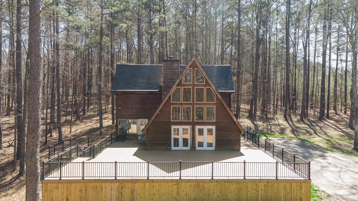 Secluded Modern A-Frame House