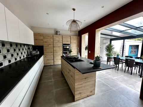 Maison familiale 10 personnes à 15 min de Paris
