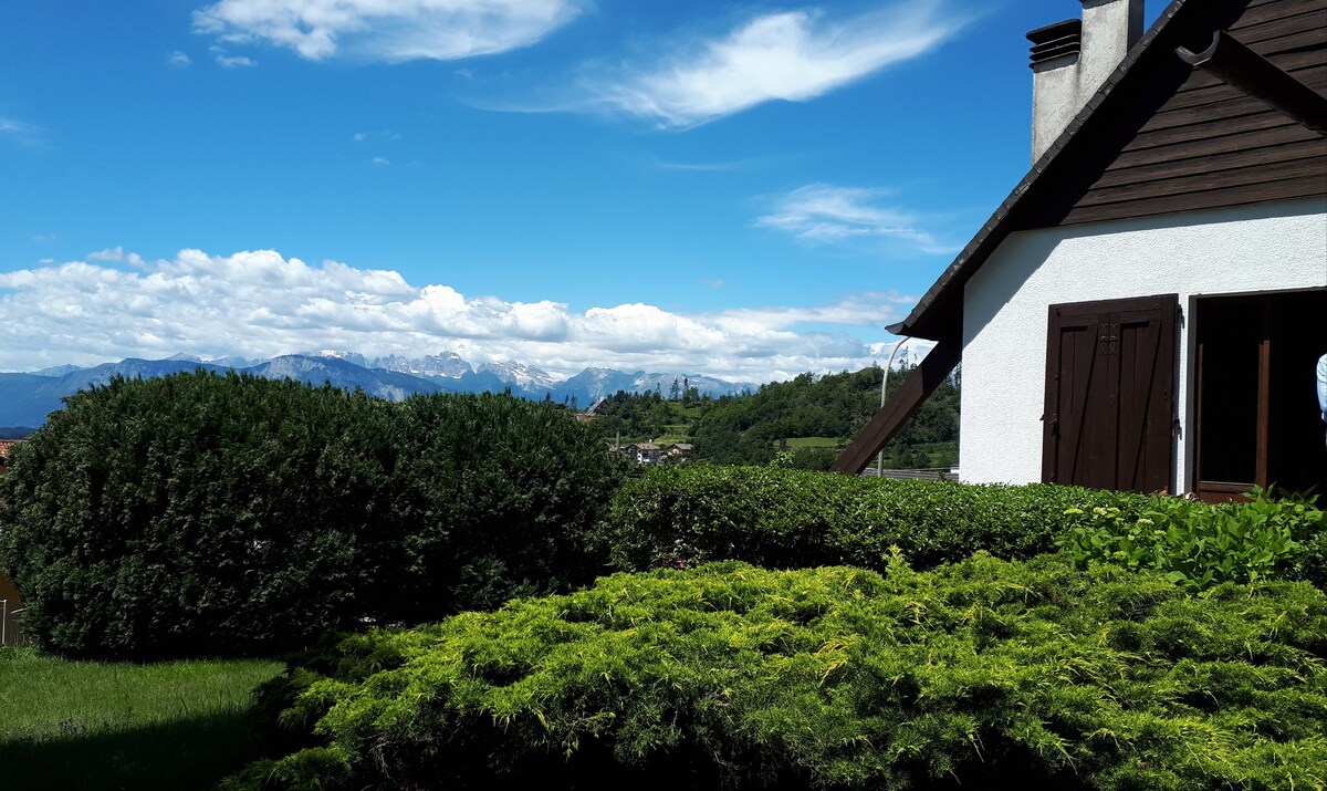 Villa con vista sulle Dolomiti