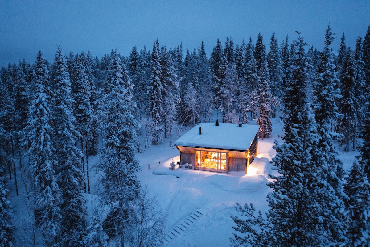 Sivakka❄ 湖畔小木屋别墅，景色迷人景观