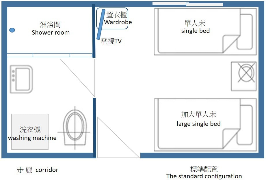 清新小宅(Double MRT)雙捷運，近台北車站，西門町（預定最少三晚）