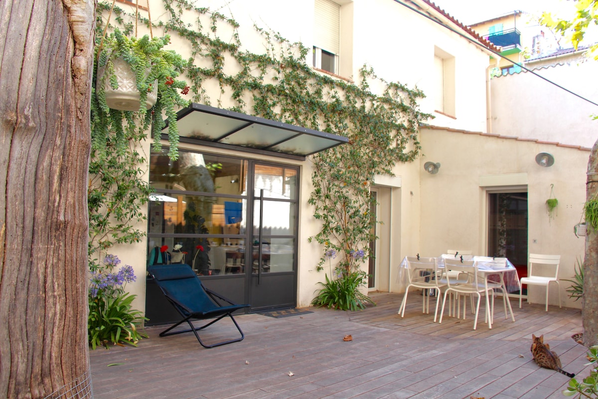 Grande Maison climatisée,  terrasse, parking