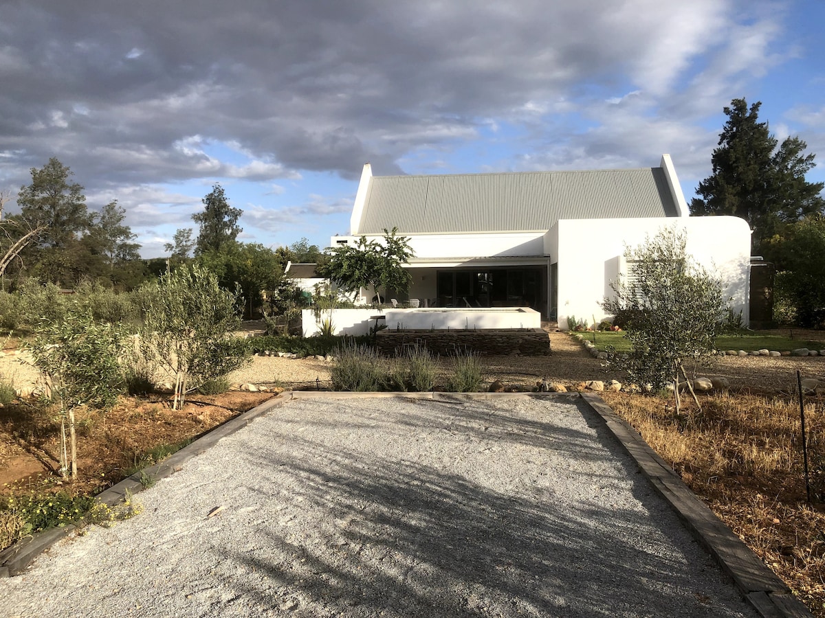 Modern relaxing home amongst the olive trees