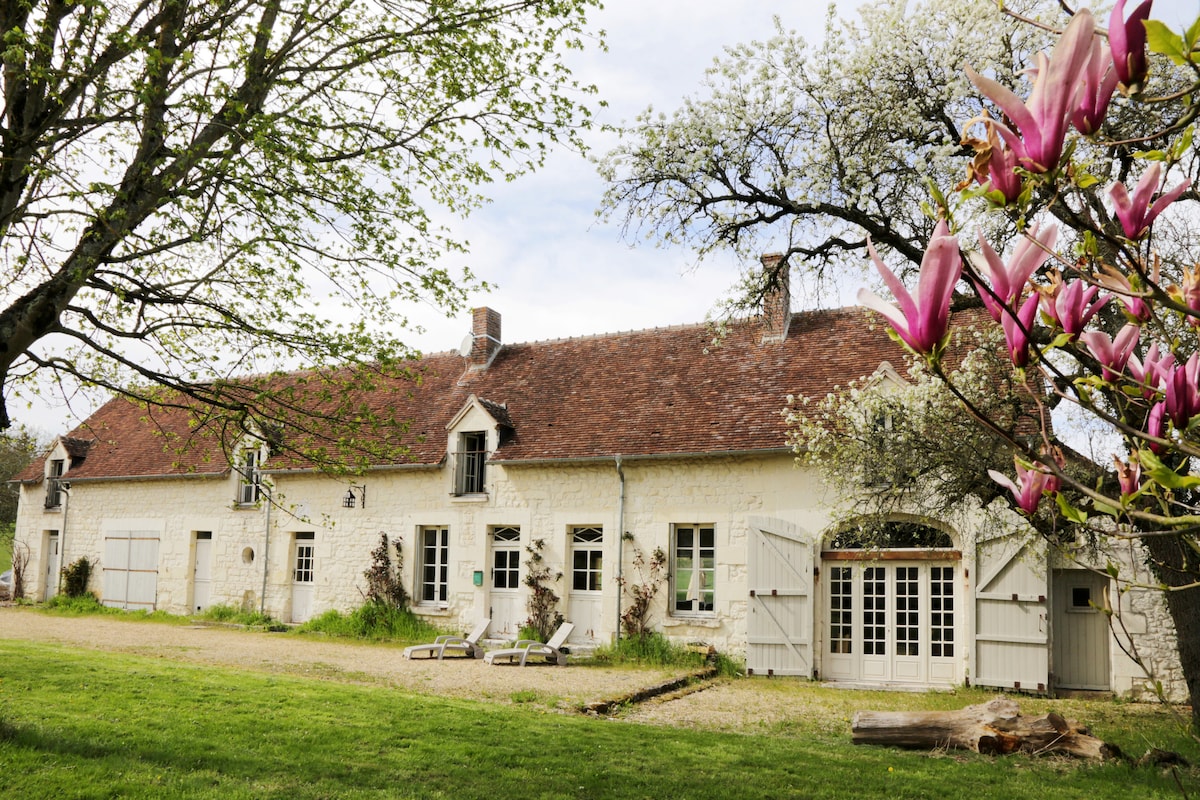 La ferme des Mardelles, grande longère bucolique