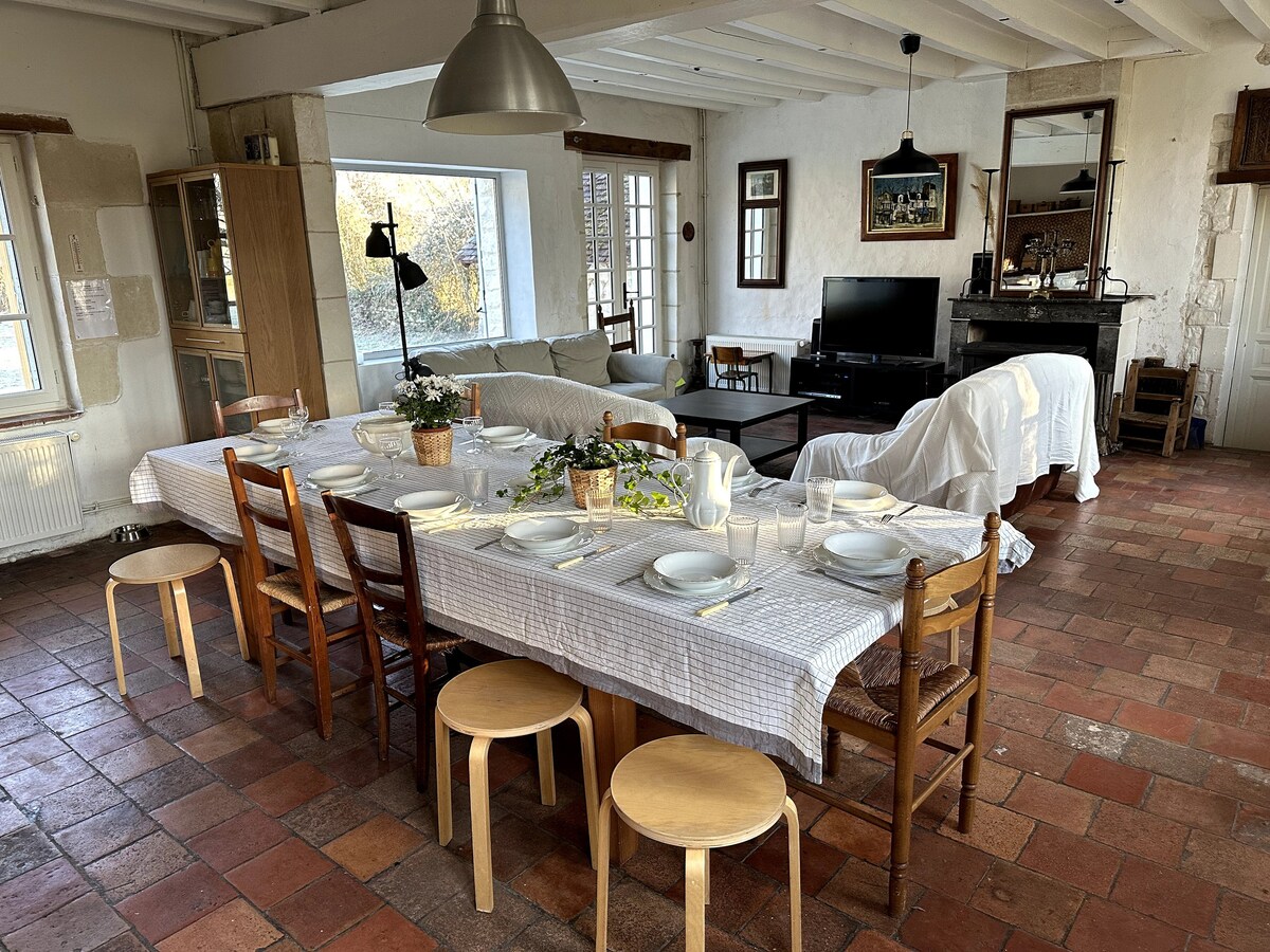 La ferme des Mardelles, grande longère bucolique