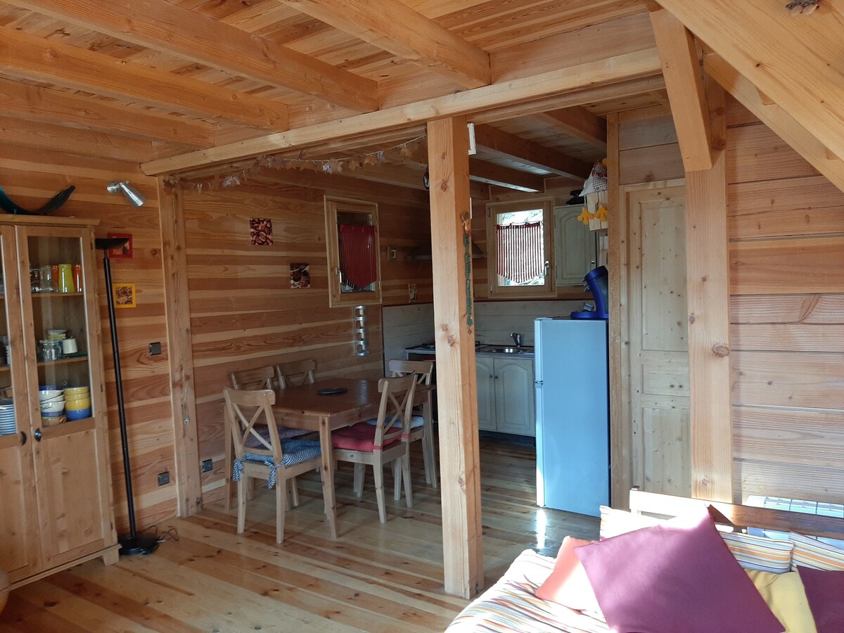 Chalet bois chaleureux