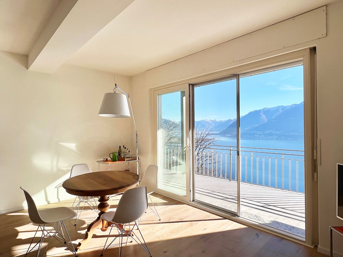 Ruhige 3 Zimmer Designer Wohnung, Ronco s/Ascona