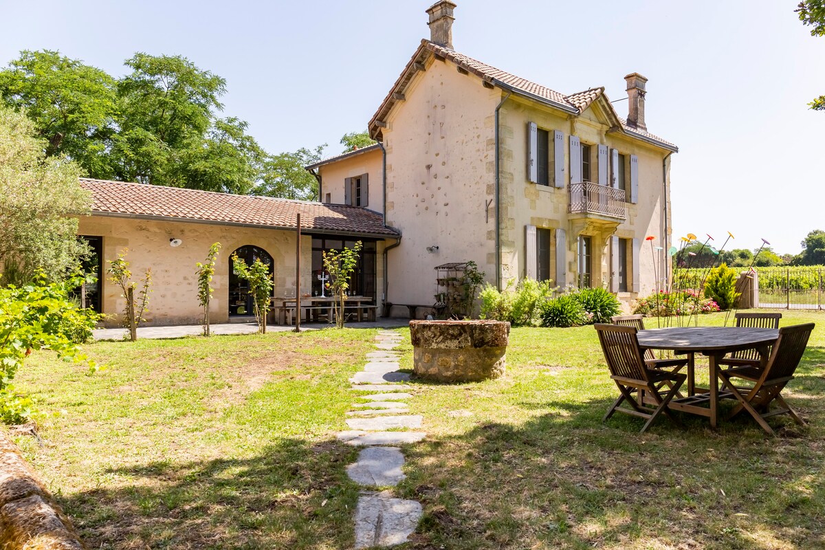 Château La Tour Blanche ，海滩，葡萄酒