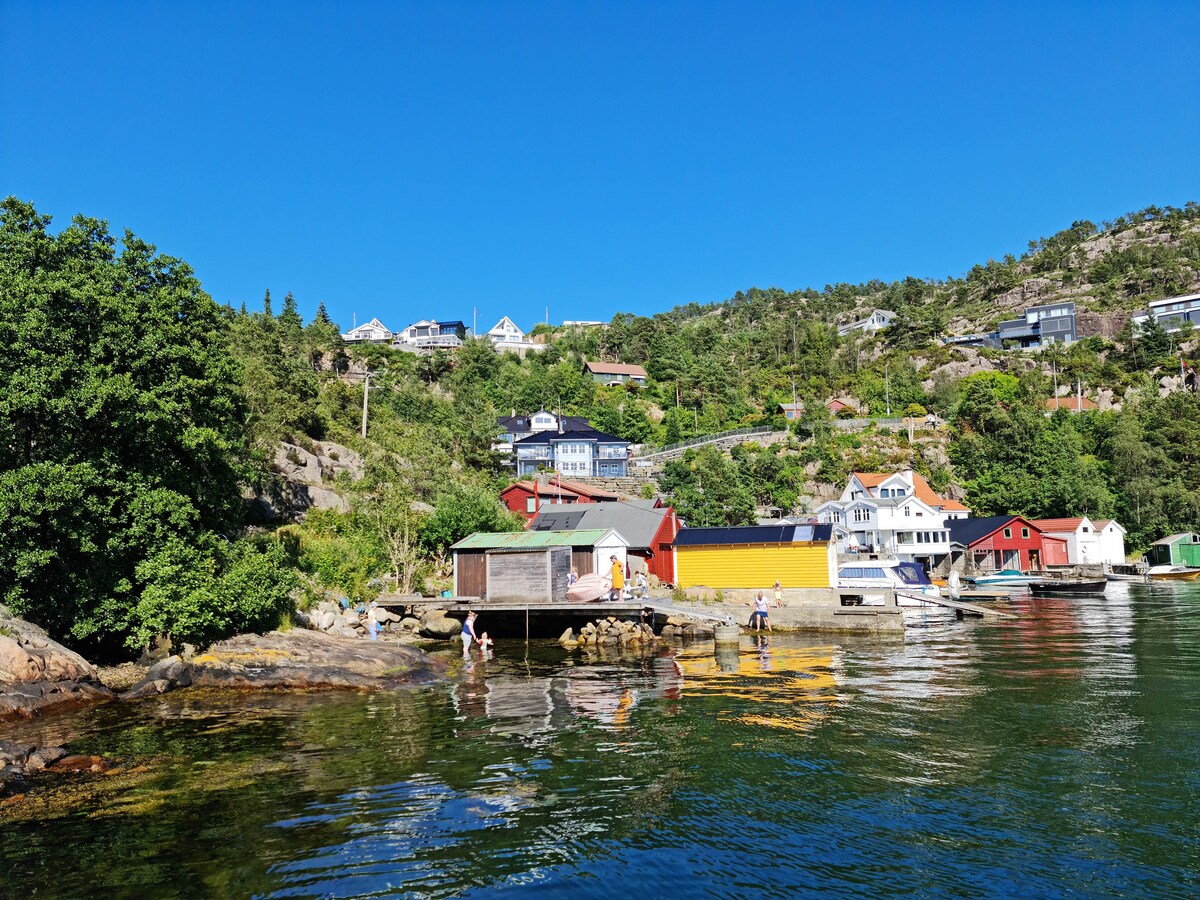 豪华别墅，海景，距离卑尔根市中心10分钟路程