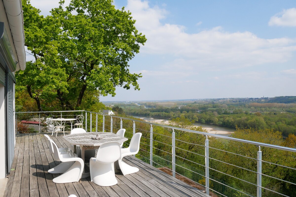 Magnifique vue sur la Loire et nature