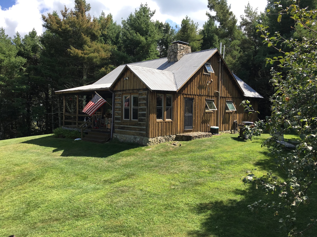 Rustic Log Cabin with Spectacular Views