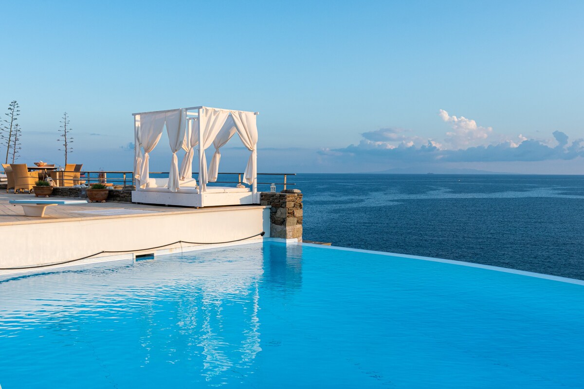BluEros Luxury Villa - Syros Private Pool Gem