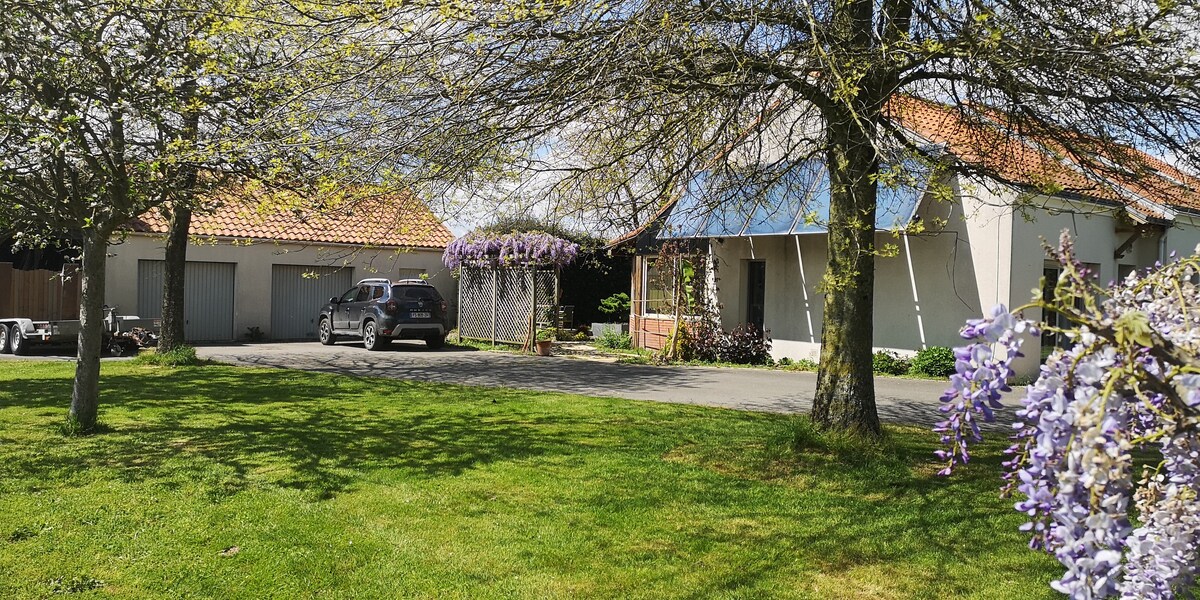 Maison entière au calme entre Nantes et la mer