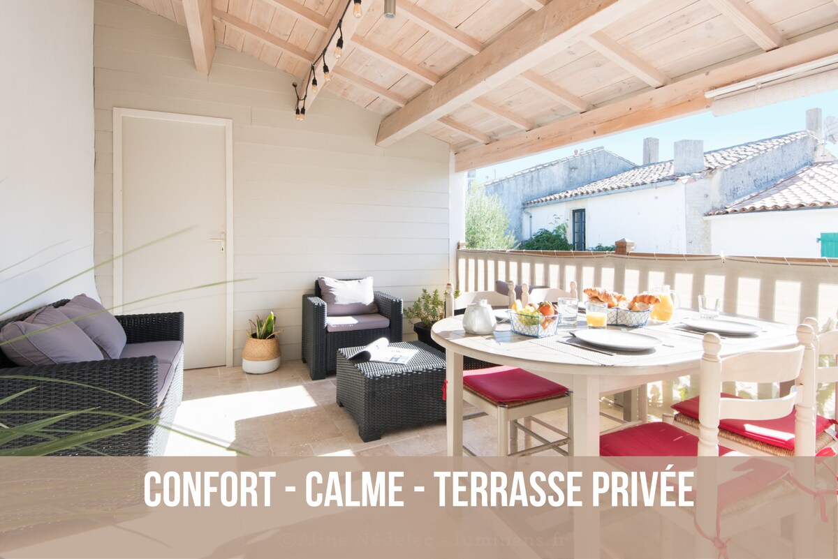 Belle位置* * * * et sa terrasse privative