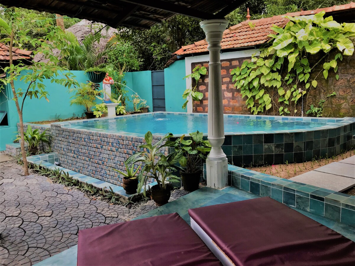 Villa with private swimming pool @Marari beach