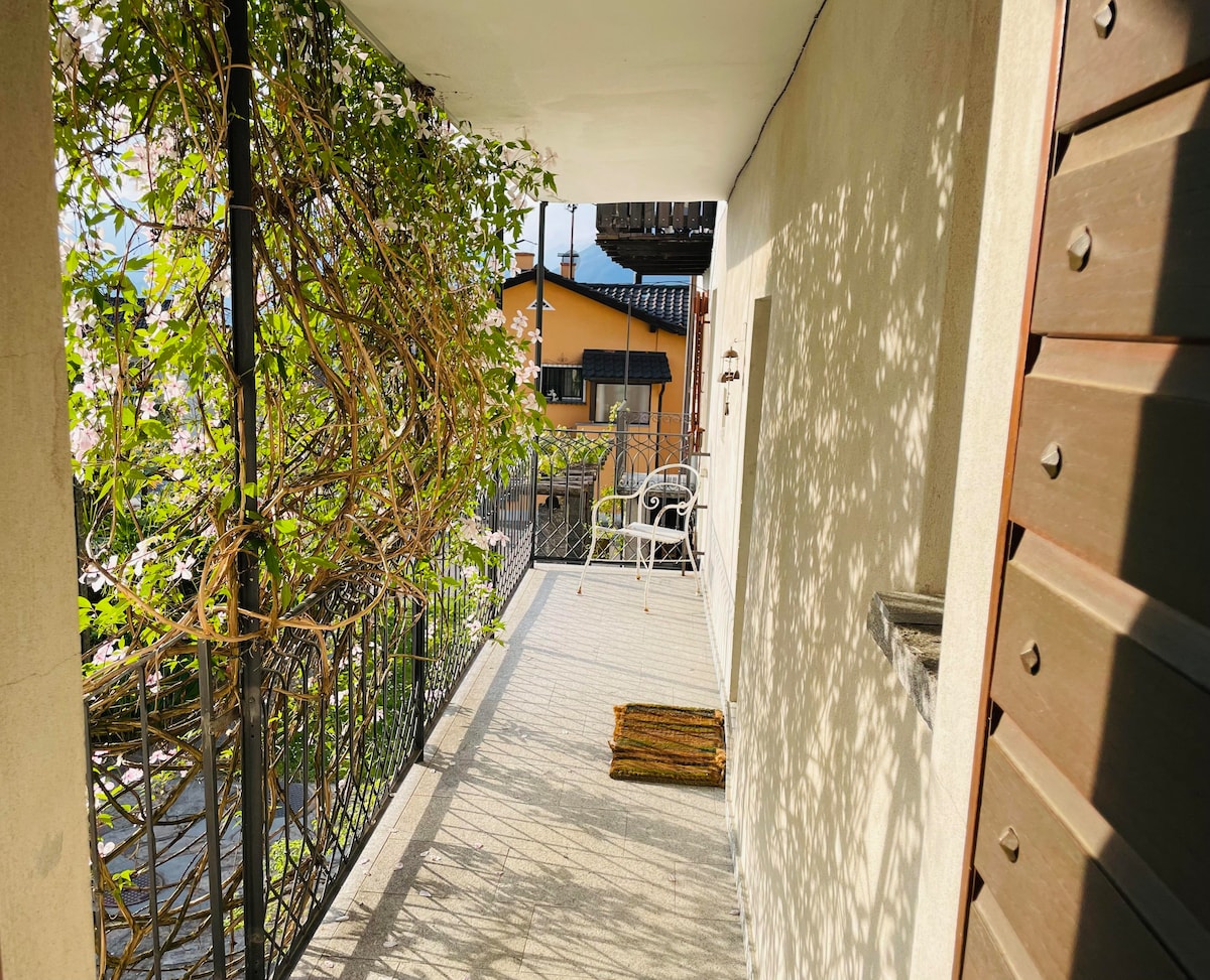 Wohnung in Rusticoferienhaus mit Garten