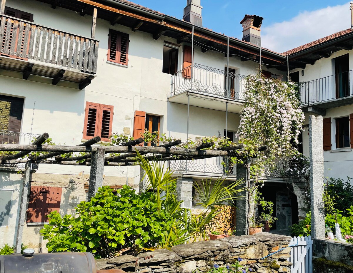 Wohnung in Rusticoferienhaus mit Garten