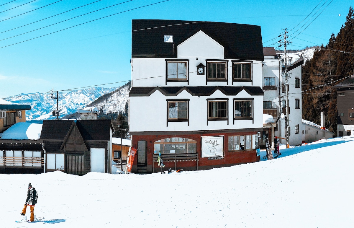野泽温泉村 - 滑雪出入的两室一厅公寓