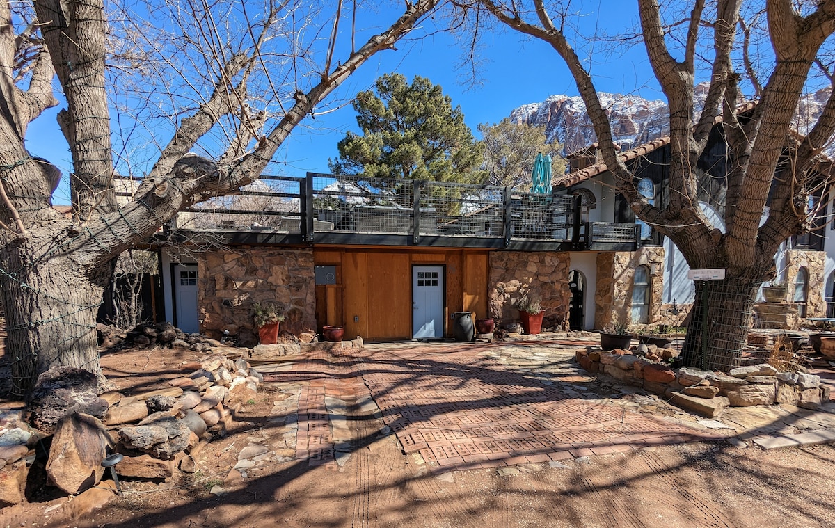 锡安纳特尔公园（ Zion Nat 'l Park ）的整套小屋-超棒的景观！